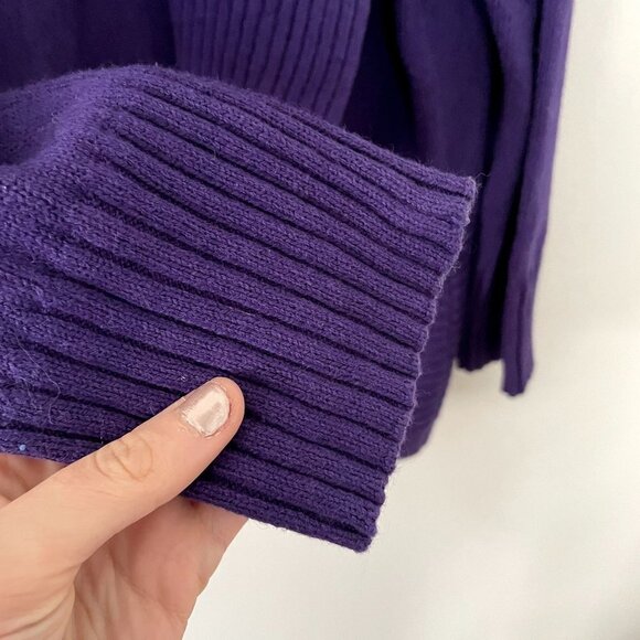 Chico's Deep Purple Women's Cardigan - Picture 4 of 4